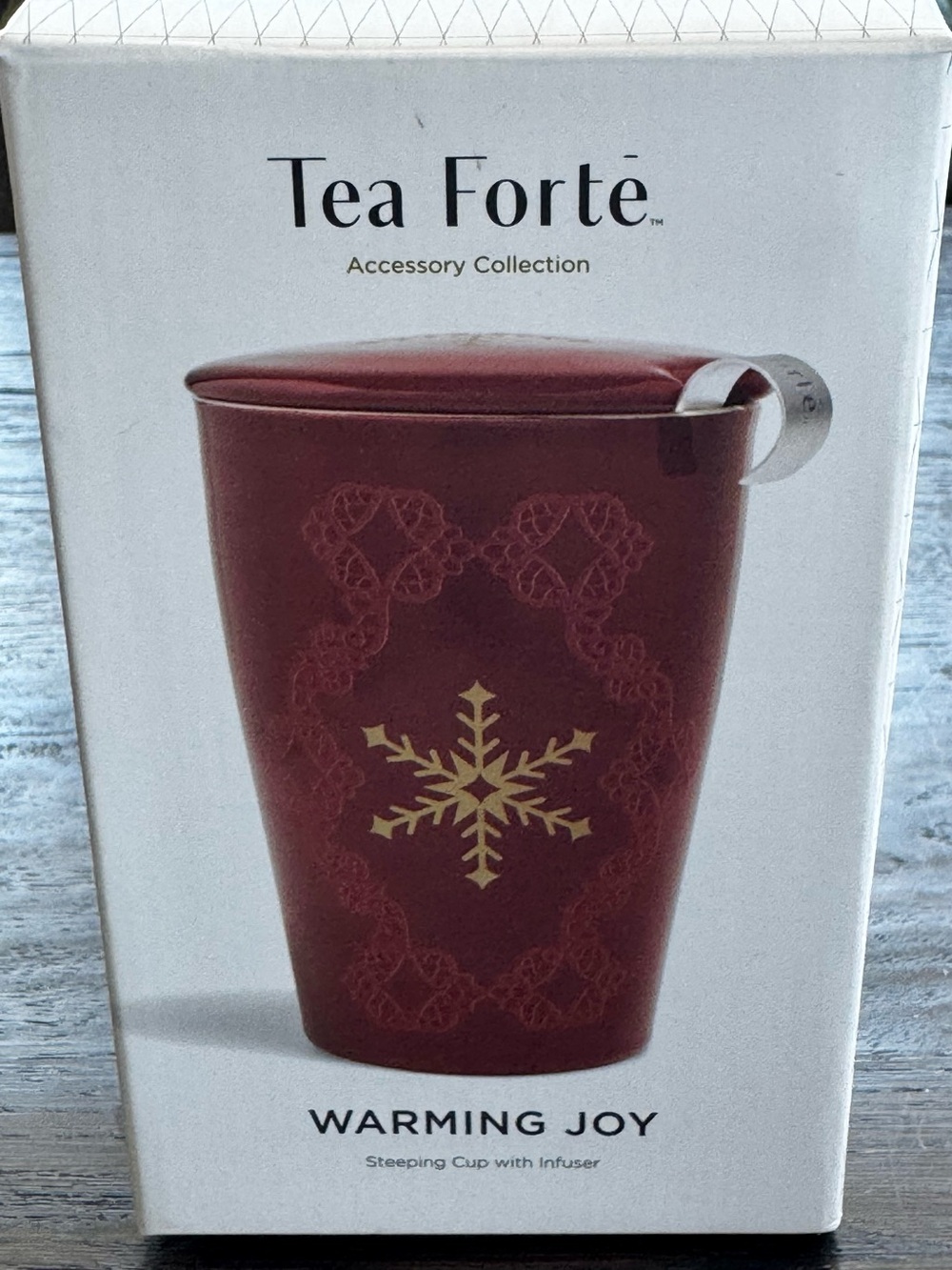 Tea Forte WARMING JOY KATI Steeping Cup with Infuser - Loose Leaf Tea NEW